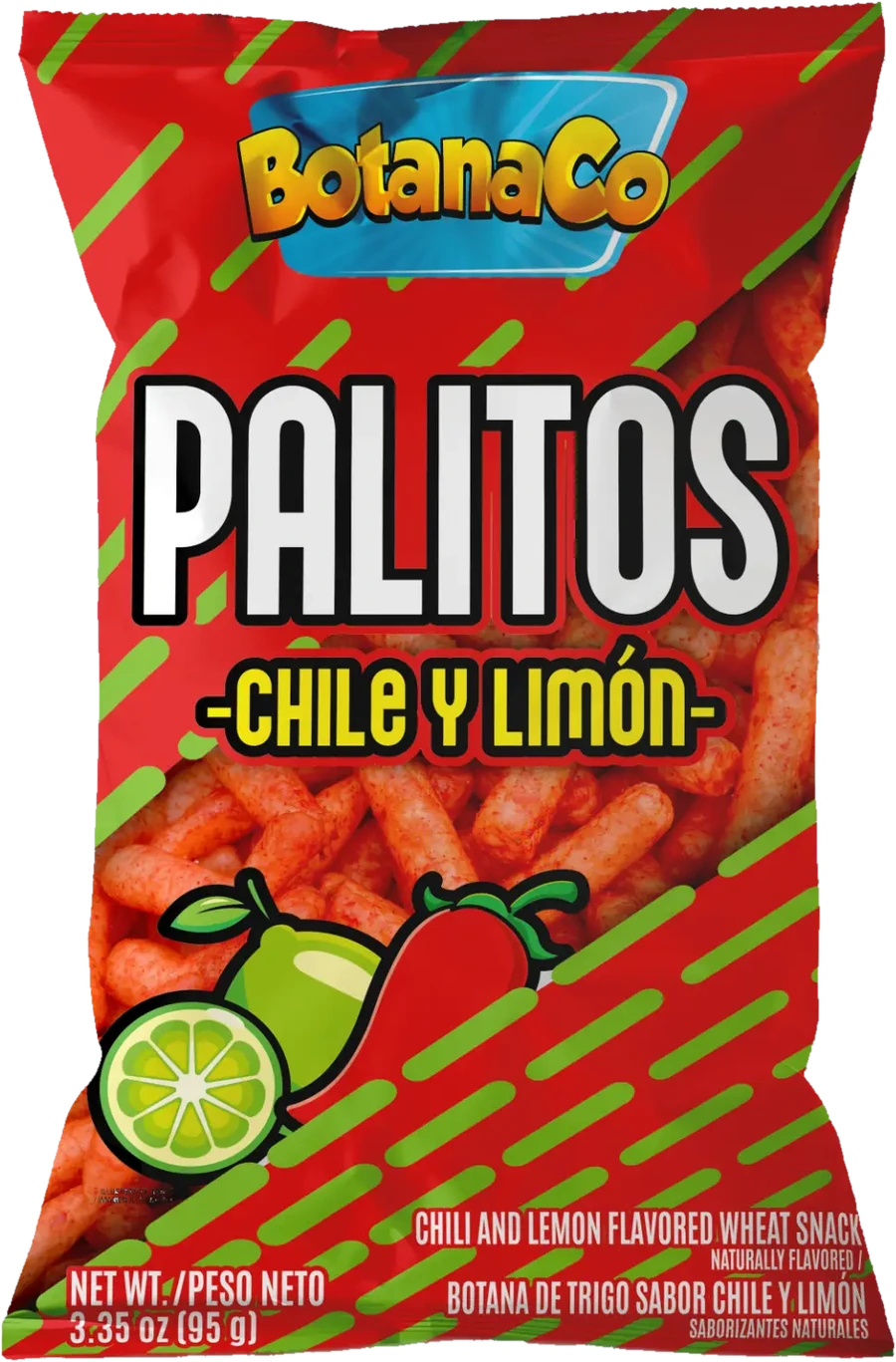 BotanaCo Palitos Chile & Lime wheat snack