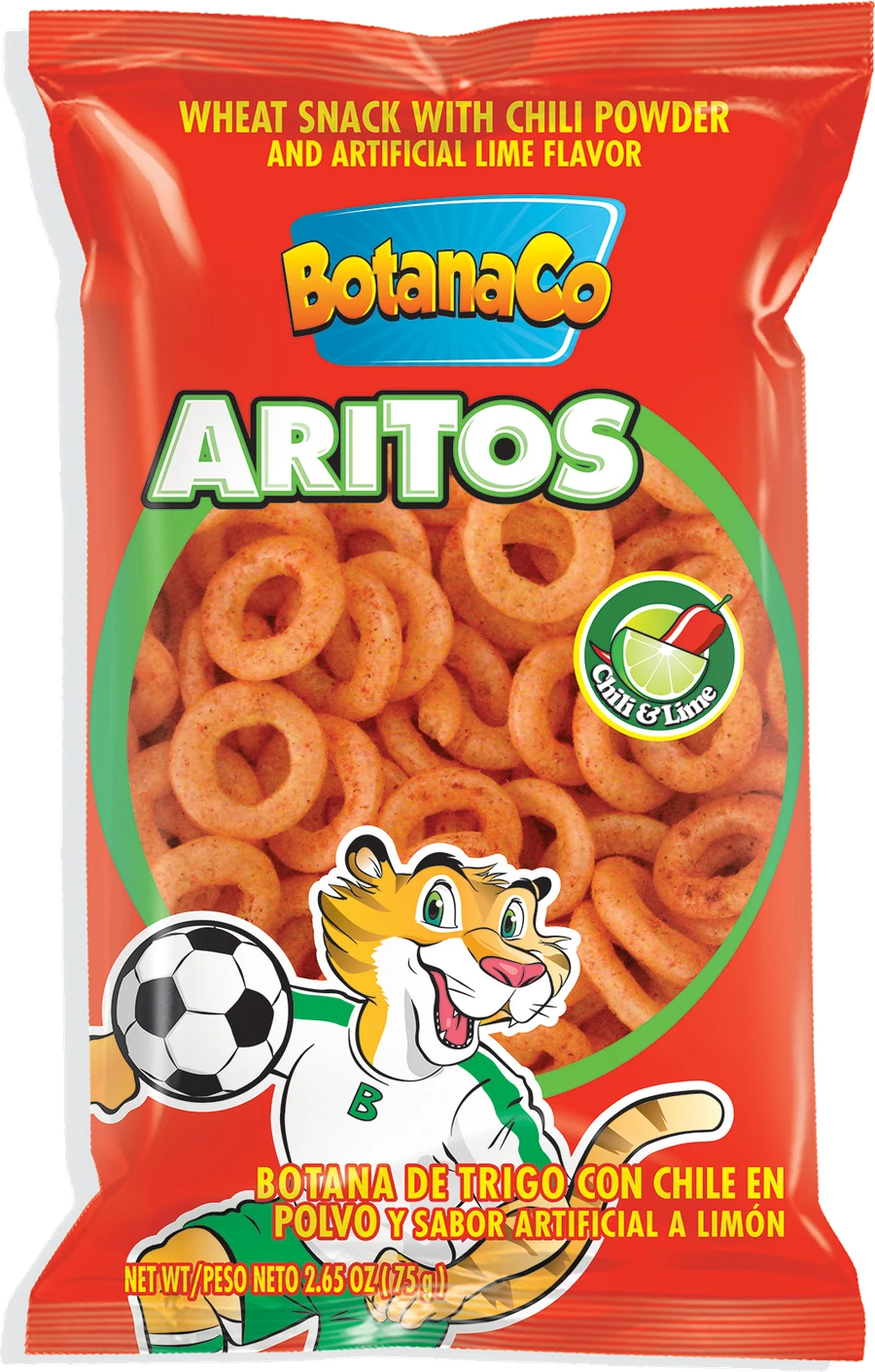 BotanaCo Aritos Chile & Lime wheat snack
