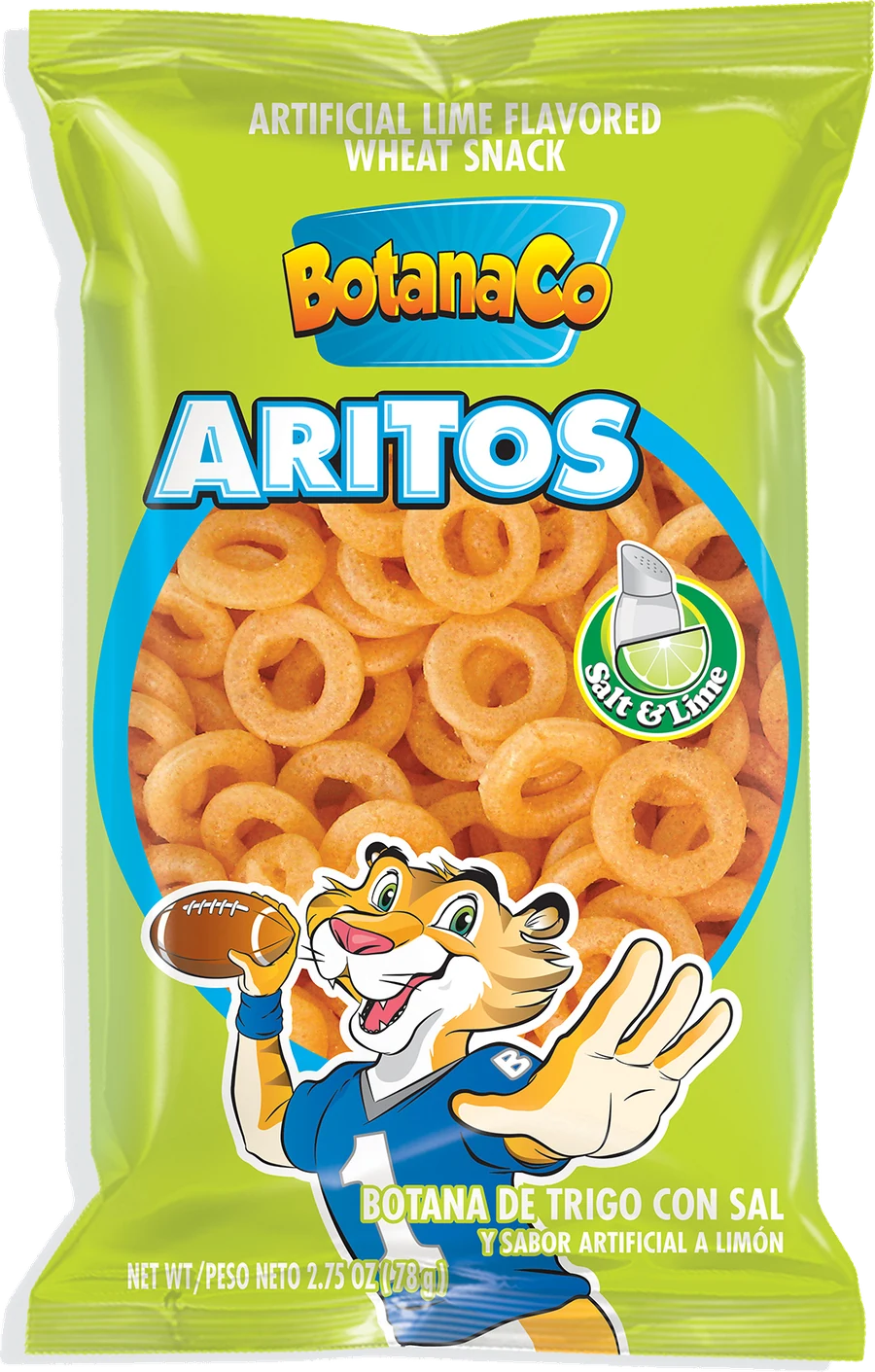 BotanaCo Aritos Salt & Lime wheat snack